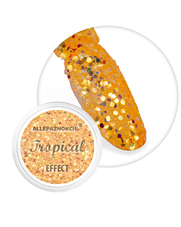 Allepaznokcie Pyłek Do Paznokci Tropical Effect Orange 1 g Nr 05
