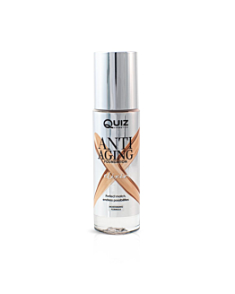Quiz Cosmetics Anti Aging Foundation podkład nawilżający wzbogacony witaminą E Golden Beige, 30ml