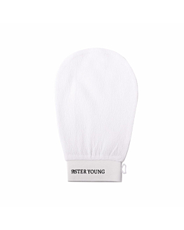 Sister Young Nova Rękawica do Peelingu Ciała, Złuszczająca, White