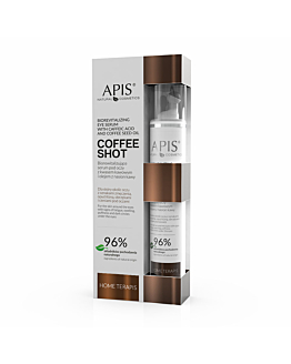 APIS Coffee Shot biorewitalizujące serum pod oczy z kwasem kawowym i olejem z nasion kawy, 10ml