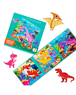 Habarri Puzzle edukacyjne - Poziom 3 - Dinozaury
