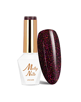 MollyNails Shocking Shine Darkest Star Lakier Hybrydowy UV LED Nr 688 8 g