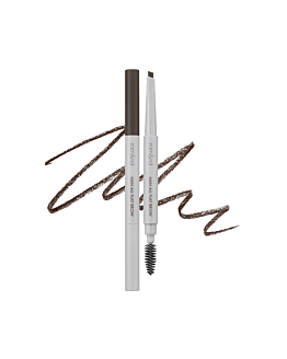 Rom&nd Han All Flat Brow Kredka do brwi, ciepły ciemnobrązowy, W1 Gentle Brown, 0.17 g