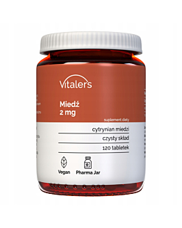 Vitalers - Miedź 2 mg 120 tab