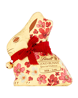 Lindt Gold Bunny Milk Flower Edition Zajączek z czekolady mlecznej