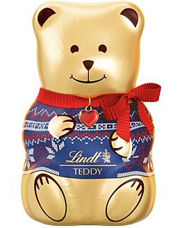 Lindt Teddy Milk Sweater Świąteczny miś z czekolady