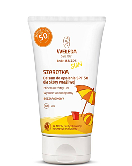 Weleda Szarotka Balsam do opalania SPF 30 Dla Skóry Wrażliwej