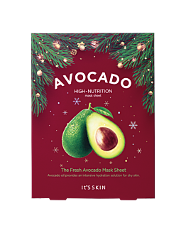 It's Skin The Fresh Mask Sheet Avocado Christmas Zestaw maseczek 