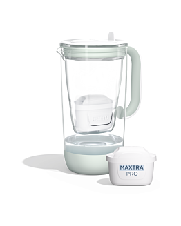 Brita Glass Szklany dzbanek z wkładem filtrującym MaxtraPro Pure Performance, miętowy