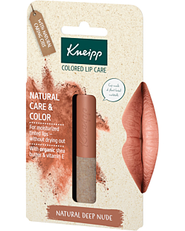 Kneipp Balsamo Labbra Colorante, Naturale, Deep Nude