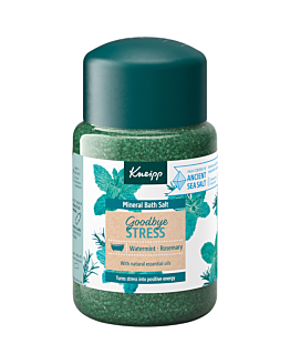 Kneipp Kryształki z soli mineralnej do kąpieli Goodbye Stress, Rozmaryn i mięta
