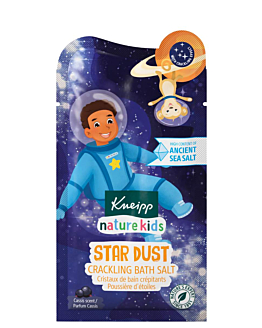 Kneipp Nature Kids Strzelające Kryształki soli do kąpieli Gwiezdny Pył, Porzeczka 
