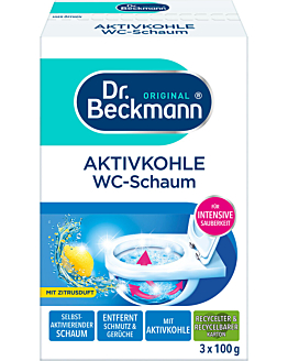 Dr. Beckmann Piana czyszcząca do WC, 3x100g