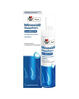 Minoxidil Doppelherz dla mężczyzn Piana na sk&oacute;rę 50 mg/g 
