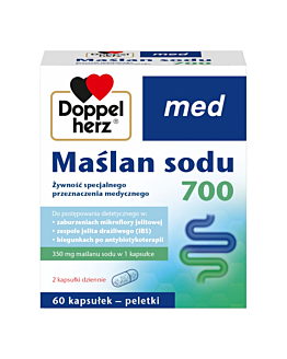 Doppelherz Med Maślan Sodu 700 Kapsułki, 60 szt.