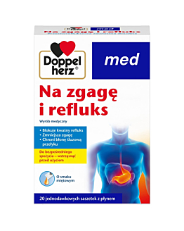 Doppelherz Med Na Zgagę i Refluks, płyn 20 sasz.
