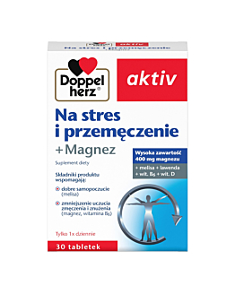 Doppelherz Aktiv Na Stres i Przemęczenie + Magnez, Tabletki