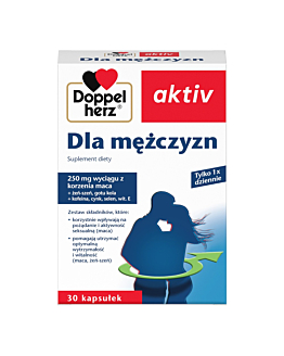 Doppelherz Aktiv Dla Mężczyzn, Suplement diety na wzmocnienie libido, Kapsułki