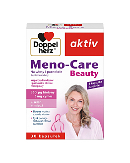 Doppelherz Aktiv Meno-Care Beauty Na włosy i paznokcie Kapsułki, 30 szt.