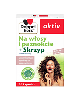 Doppelherz Aktiv Na Włosy i Paznokcie + Skrzyp, Kapsułki