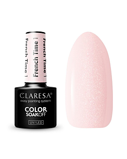 Claresa Color Soak Off UV/LED lakier hybrydowy French Time 1, 5g