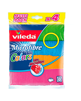 Vileda Colors - Ściereczka mikrofibra 4 szt.