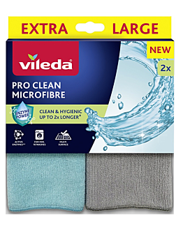Vileda Ściereczka z mikrofibry z enzymami Pro Clean, 2 szt.