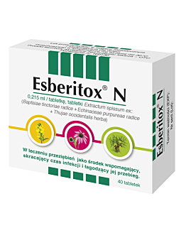 Esberitox N, Lek wspierający leczenie przeziębień, Tabletki