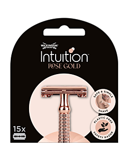 Wilkinson Intuition Rose Gold Wkłady do maszynki 15 szt.