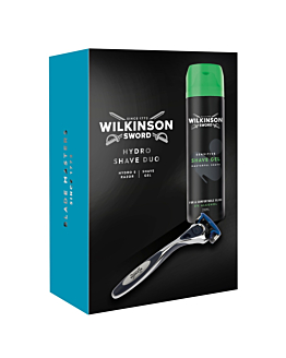 Wilkinson Sword Set: rasoio Hydro 5 + gel da barba Sensitive