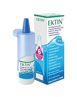 Ektin, Krople do oczu 