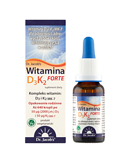 Dr. Jacobs  Wit. D3 K2 Forte, Krople