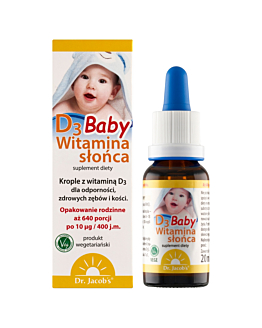 Dr. Jacobs Witamina Słońca D3 Baby Krople