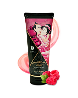 Jadalny Krem Do Masażu O Smaku Malinowym Kissable Massage Cream Raspberry Feeling 200 Ml Shunga