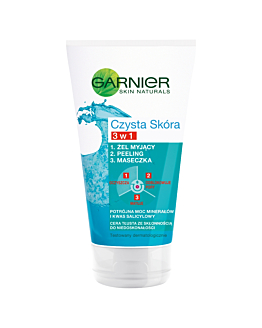 Garnier Skin Naturals Czysta Skóra żel do twarzy 3w1 
