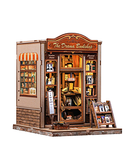 Habarri Miniaturowy domek Book Nook - W cieniu dobrej książki