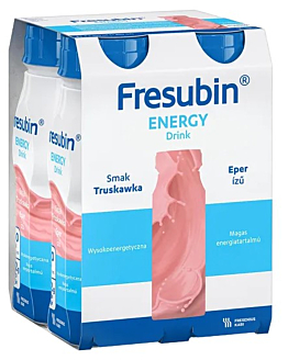 Fresubin Energy Drink, Doustny preparat odżywczy, Smak truskawkowy