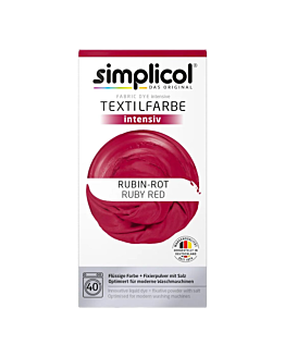 Simplicol Colorante per tessuti intenso, Rosso Rubino