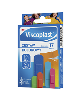 Viscoplast Zestaw Kolorowy, Plastry opatrunkowe