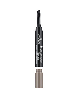 Essence Brow Pomade + Brush, Pomada do brwi , 02 