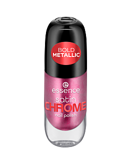 Essence Satin Chrome Smalto per Unghie, 03 Meta Maroon