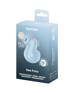 Satisfyer Masażer bezdotykowy Sea Pony, ice blue