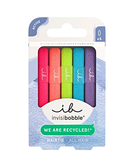 Invisibobble Gumki do włosów Hair Tie Neon Glow, 5 szt.