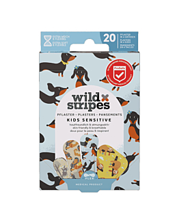 Wild Stripes Kids Sensitive Animal Zestaw plastr&oacute;w dla dzieci, 20 szt.