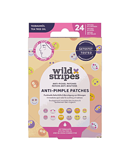Wild Stripes Anti-pimple Patches Smile Stop (Tea Tree) Plastry na wypryski, 24 szt.