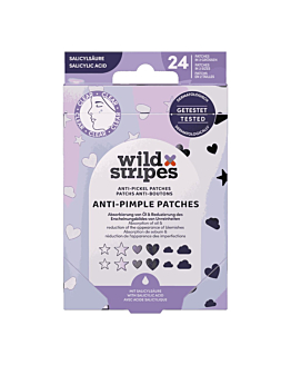 Wild Stripes Anti-pimple Patches Holo Clear (Salicydic Acid) Plastry na wypryski, 24 szt.