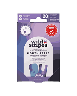Wild Stripes Mouth Patches Sunset Plastry przeciw chrapaniu, 20 szt.