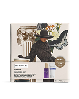 Bella Aurora Zestaw Splendor Serum na noc 30ml + Scrub Gel 75ml