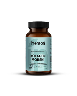 Intenson Kolagen Morski + Kwas Hialuronowy + Witamina C 90 tabletek
