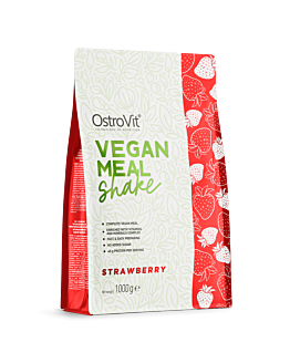 OstroVit Vegan Meal Shake 1000 g o smaku truskawkowym